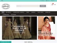 Tablet Screenshot of indiwear.com